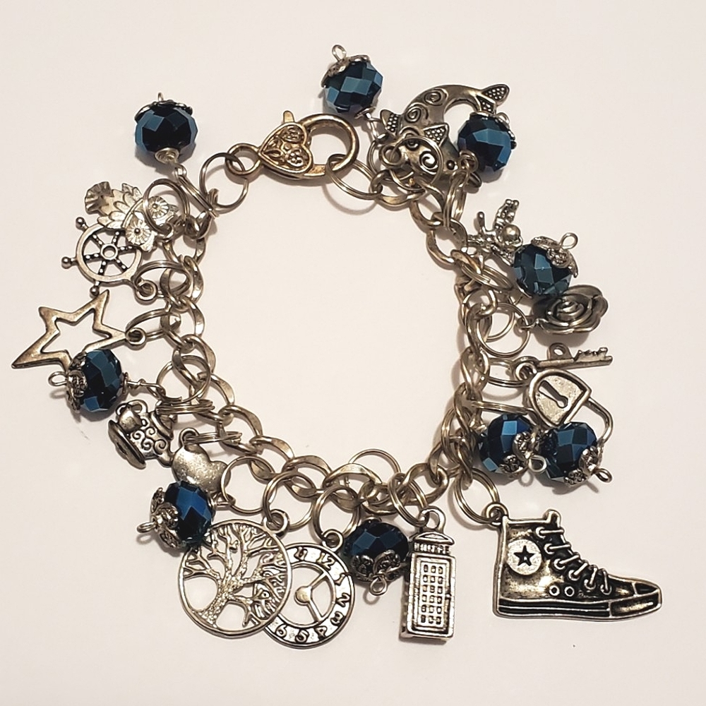 Handmade Doctor Who Charm Bracelet